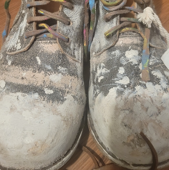 Original magnolia pearl "Trent painter boots"Sold out on site. Worn 3 times. - Picture 2 of 15